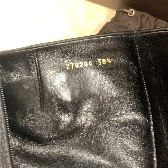 GUCCI CELLARIUS Black Pebbled Leather Boots - Picture 8 of 8